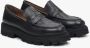 Estro Zwarte Leren Loafers voor Dames Er00113813 Black Dames - Thumbnail 2