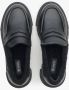 Estro Dames Zwarte Leren Loafers met Isolatie voor de Winter Er00113301 Black Dames - Thumbnail 4