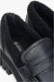 Estro Dames Zwarte Leren Loafers met Isolatie voor de Winter Er00113301 Black Dames - Thumbnail 6