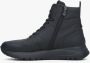 Estro Dames Zwarte High-Top Sneakers gemaakt van Echt Leer Er00114062 Black Dames - Thumbnail 4