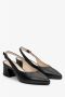 Estro Dames Zwarte Leren Slingback Pumps Er00112812 Black Dames - Thumbnail 2