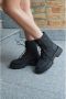 Estro Dames Zwarte Veterschoenen Er00111935 Black Dames - Thumbnail 5