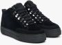 Estro Dames Zwarte High-Top Sneakers gemaakt van Echt Nubuck Er00112204 Black Dames - Thumbnail 3