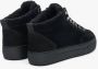 Estro Dames Zwarte High-Top Sneakers gemaakt van Echt Nubuck Er00112204 Black Dames - Thumbnail 5