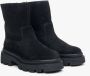 Estro Zwarte Velours Enkellaarzen voor de Winter Er00113908 Black Dames - Thumbnail 2