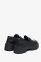 Estro Dames Zwarte Leren Chunky Platform Instappers Er00111841 Black Dames - Thumbnail 8