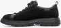 Estro Heren Zwarte Sneakers gemaakt van Nubuck en Echt Leer met Elastische Vetersluiting Er00114194 Black Heren - Thumbnail 2