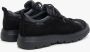 Estro Heren Zwarte Sneakers gemaakt van Nubuck en Echt Leer met Elastische Vetersluiting Er00114194 Black Heren - Thumbnail 4