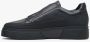 Estro Heren Zwarte Slip-On Sneakers gemaakt van Echt Leer Er00113805 Black Heren - Thumbnail 3