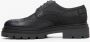 Estro Heren Zwarte Leren Brogues met Vetersluiting Black Heren - Thumbnail 3