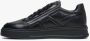 Estro Heren Zwarte Leren Sneakers met een Decoratieve Rits Er00113808 Black Heren - Thumbnail 3