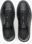 Estro Heren Zwarte Leren Sneakers met een Decoratieve Rits Er00113808 Black Heren - Thumbnail 4