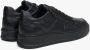 Estro Heren Zwarte Leren Sneakers met een Decoratieve Rits Er00113808 Black Heren - Thumbnail 5