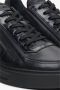 Estro Heren Zwarte Leren Sneakers met een Decoratieve Rits Er00113808 Black Heren - Thumbnail 6