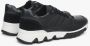 Estro Heren Leren & Velours Sneakers in Zwart Er00114551 Black Heren - Thumbnail 5