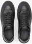 Estro Heren Zwarte Leren Lage Sneakers Er00111760 Black Heren - Thumbnail 4