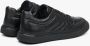 Estro Heren Zwarte Leren Lage Sneakers Er00111760 Black Heren - Thumbnail 5