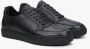 Estro Heren Zwarte Leren Lage Sneakers met Isolatie voor de Winter Er00114237 Black Heren - Thumbnail 2