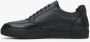 Estro Heren Zwarte Leren Lage Sneakers met Isolatie voor de Winter Er00114237 Black Heren - Thumbnail 3