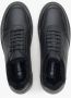 Estro Heren Zwarte Leren Lage Sneakers met Isolatie voor de Winter Er00114237 Black Heren - Thumbnail 4