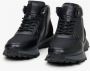 Estro Heren High-Top Sneakers gemaakt van Gemengde Materialen in Zwart Er00114066 Black Heren - Thumbnail 3