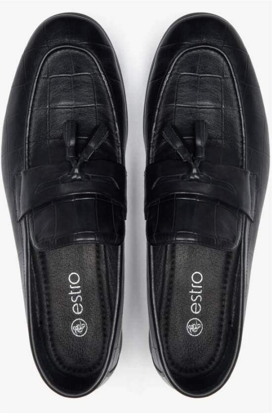 Estro Shoes Black Heren