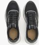 Estro Heren Zwarte Leren Sneakers met Elastische Zool Er00114547 Black Heren - Thumbnail 4