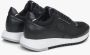 Estro Heren Zwarte Leren Sneakers met Elastische Zool Er00114547 Black Heren - Thumbnail 5