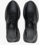 Estro Heren Zwarte Atletische Sneakers gemaakt van Echt Leer Er00113798 Black Heren - Thumbnail 4