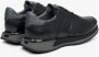 Estro Heren Zwarte Atletische Sneakers gemaakt van Echt Leer Er00113798 Black Heren - Thumbnail 5