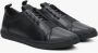 Estro Heren Zwarte Sneakers gemaakt van Echt Leer Er00112391 Black Heren - Thumbnail 2