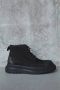 Estro Heren Zwarte Enkellaarzen met Isolatie gemaakt van Echt Nubuck Er00114240 Black Heren - Thumbnail 2