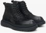 Estro Heren Zwarte Enkellaarzen met Isolatie gemaakt van Echt Nubuck Er00114240 Black Heren - Thumbnail 3