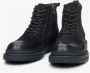 Estro Heren Zwarte Enkellaarzen met Isolatie gemaakt van Echt Nubuck Er00114240 Black Heren - Thumbnail 4