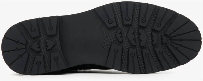 Estro Heren Zwarte Veterschoenen voor de Winter Er00112195 Black Heren