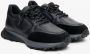 Estro Heren Zwarte Atletische Lage Sneakers gemaakt van Gemengde Materialen Er00113802 Black Heren - Thumbnail 2