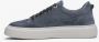 Estro Heren Blauwe Velours Lage Sneakers Er00113467 Blue Heren - Thumbnail 3