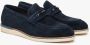 Estro Heren Navy Blue Velour Slip-On Loafers Er00112587 Blue Heren - Thumbnail 2