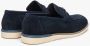 Estro Heren Navy Blue Velour Slip-On Loafers Er00112587 Blue Heren - Thumbnail 5