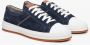 Estro Heren Marineblauwe Lage Sneakers gemaakt van Echt Italiaans Velours Er00114674 Blue Heren - Thumbnail 2