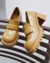 Estro Dames Bruine Hakken Loafers gemaakt van Patent Echt Leer Er00113588 Brown Dames - Thumbnail 11