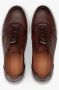 Estro Heren Zadelbruin Leren Lage Sneakers met een Elastische Manchet Er00112577 Brown Heren - Thumbnail 4