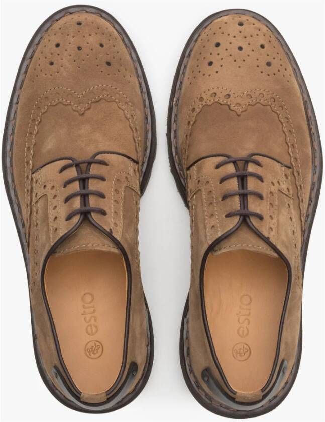 Estro Shoes Brown Heren