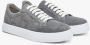 Estro Heren Grijs Echt Velours Sneakers voor de Herfst Er00112842 Gray Heren - Thumbnail 4