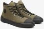 Estro Heren Groene High-Top Winter Sneakers Er00112034 Green Heren - Thumbnail 2