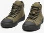 Estro Heren Groene High-Top Winter Sneakers Er00112034 Green Heren - Thumbnail 3