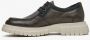 Estro Heren Donkergroene Leren Brogues met een Elastische Zool Er00113807 Green Heren - Thumbnail 3