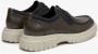 Estro Heren Donkergroene Leren Brogues met een Elastische Zool Er00113807 Green Heren - Thumbnail 5