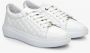 Estro Dames Witte Leren Lage Sneakers met Quilten Er00111174 White Dames - Thumbnail 3