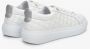 Estro Dames Witte Leren Lage Sneakers met Quilten Er00111174 White Dames - Thumbnail 5